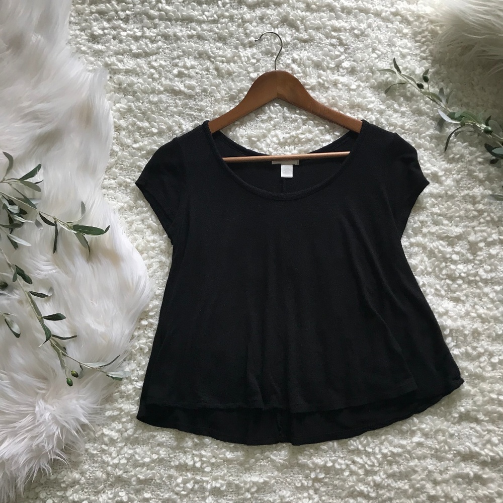 Bozzolo Black XS Flowing Tee